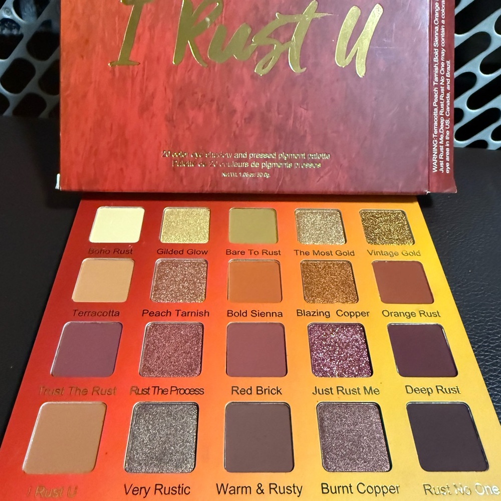 Violet Voss I Rust U Eyeshadow Palette - Warm & Bold Shades